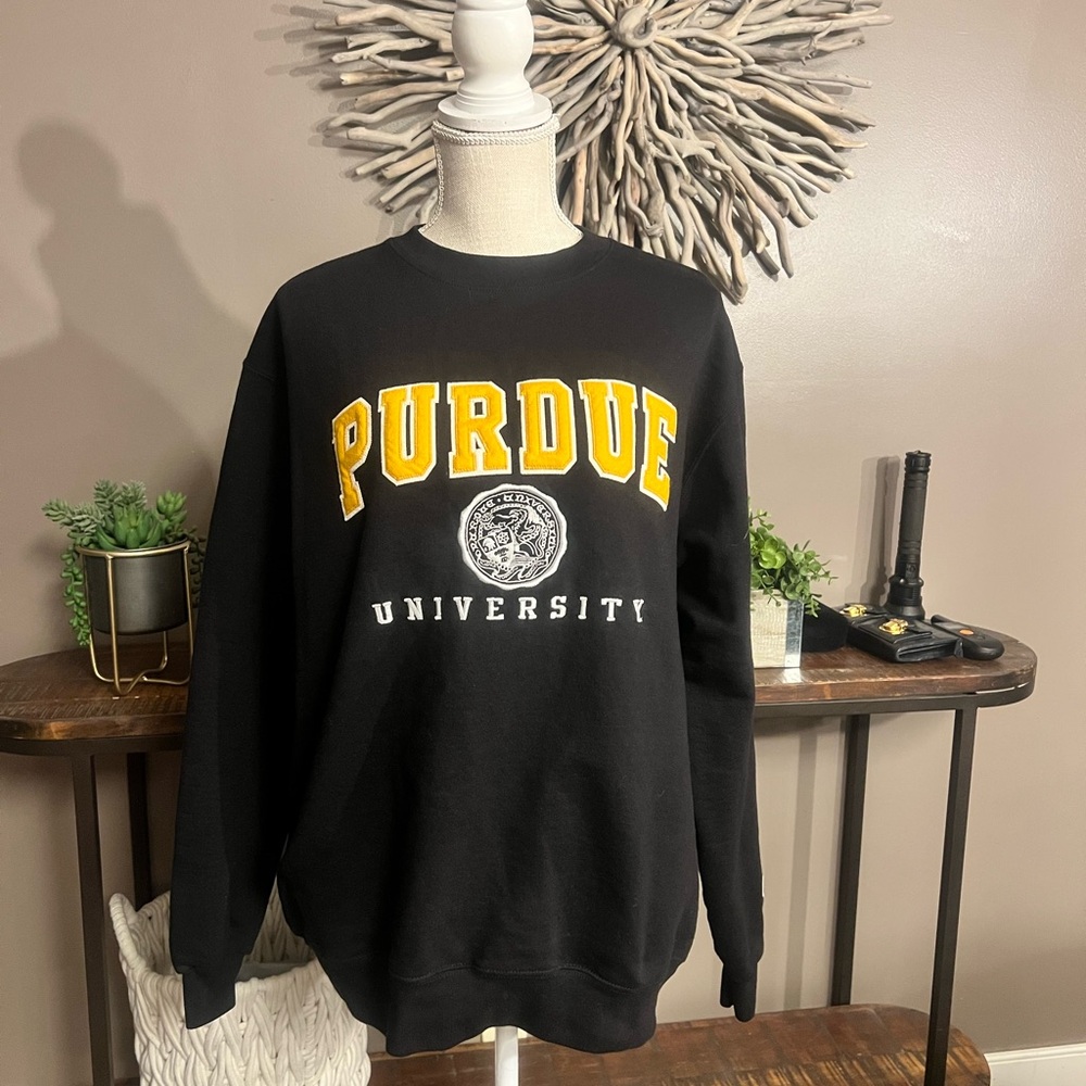 Champion Purdue University crew neck sweatshirt